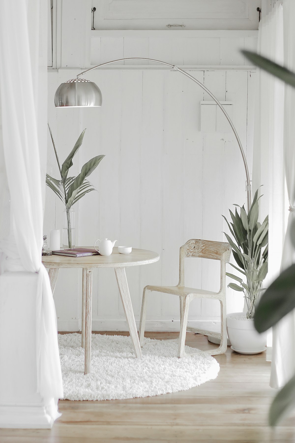 A calm window with a book and a cup, an atmosphere of focus